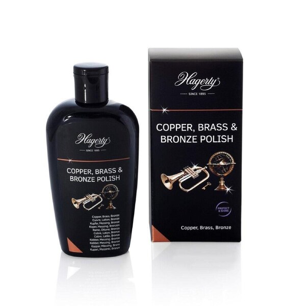 Hagerty Metal Care Copper Brass & Bronze Shining Polish 250ml
