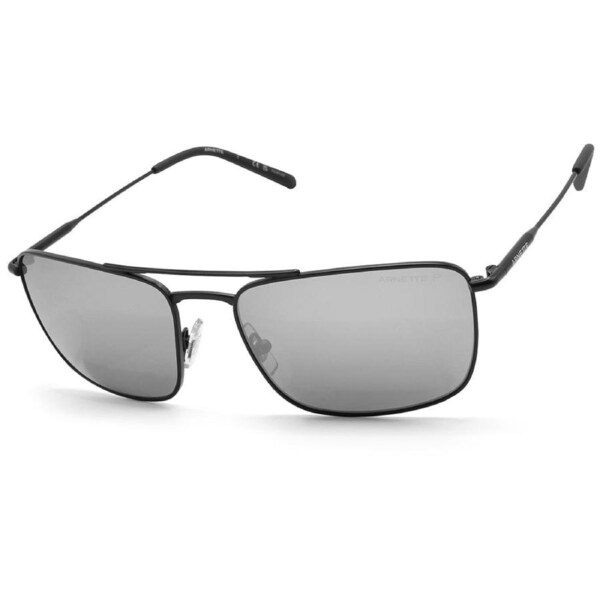 Arnette Boulevardier Matte Black/Blue Mirror Polarised Men's Sunglasses AN3088 737/22