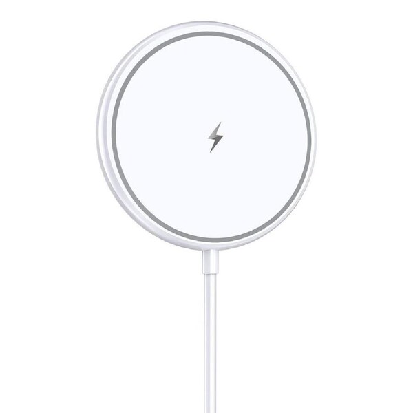 15W Magnetic Wireless Charging Pad for iPhone & Airpods Fast Charger White
