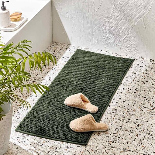 Adorn Living Toggle Bath Runner - Moss