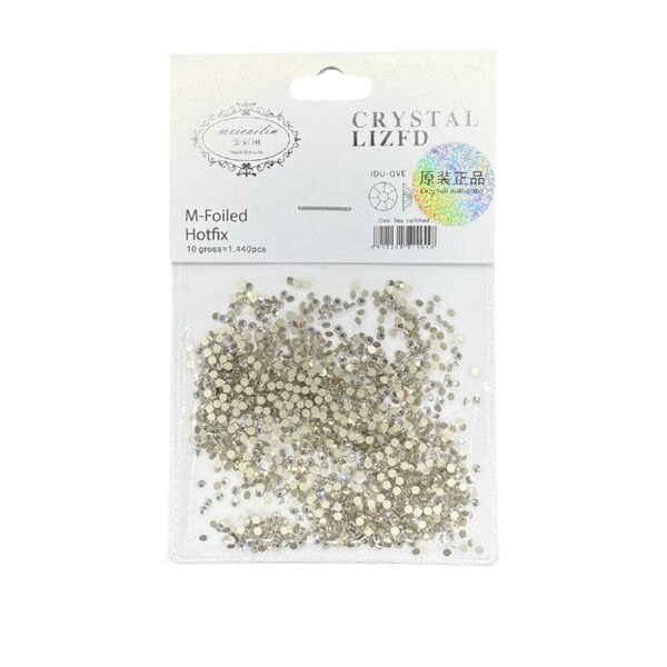 Rhinestones Diamond Crystal Glass AB Nail Art Flat Back Gems SS6 - 1440pcs
