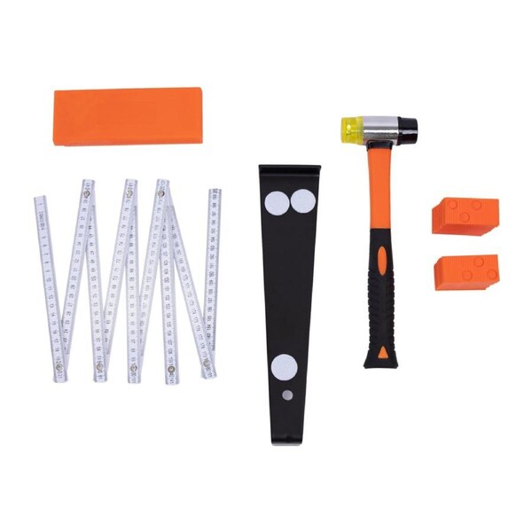 48Pc Laminate Wood Flooring Installation Kit Tapping Block Rubber Mallet