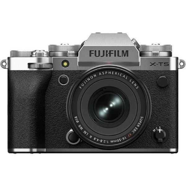 FUJIFILM X-T5 Camera w/ XF 16-50mm Lens (Silver)