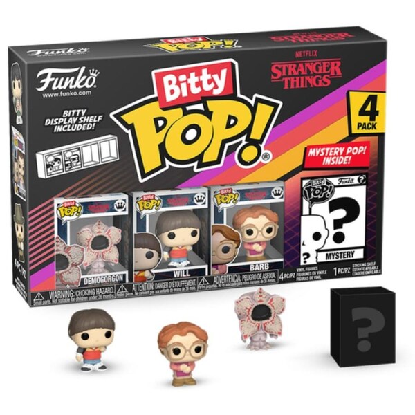 Stranger Things Demogorgon Bitty 4 Pack Funko POP! Vinyl
