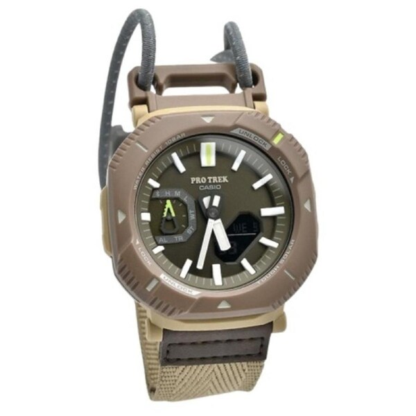 Casio PRO TREK Bluetooth Cloth Strap Tough Solar PRJ-B001B-5 100M Unisex Watch