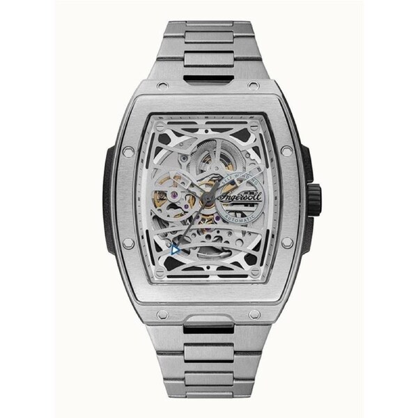 Ingersoll The Challenger Stainless Steel Skeleton Dial I12310 50M Mens Watch
