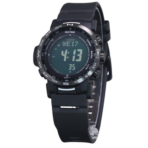 Casio PRO TREK Climber Digital Compass Altimeter Thermometer WR100M Mens Watch