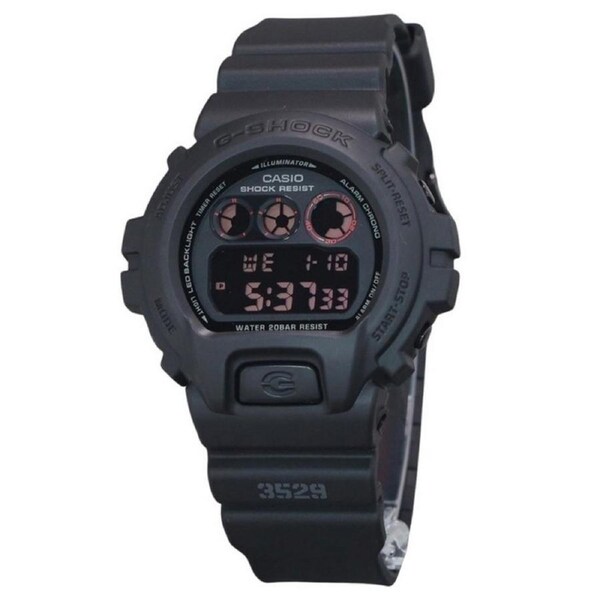 Casio G-SHOCK Digital Alarm Flash Alert Backlight DW-6900UMS-1 200M Mens Watch