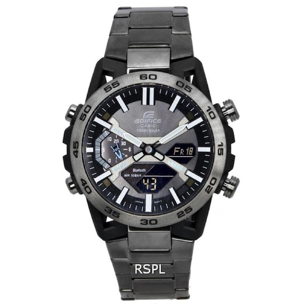 Casio EDIFICE Sospensione Bluetooth Alarm Tough Solar ECB-2000DC-1A Mens Watch