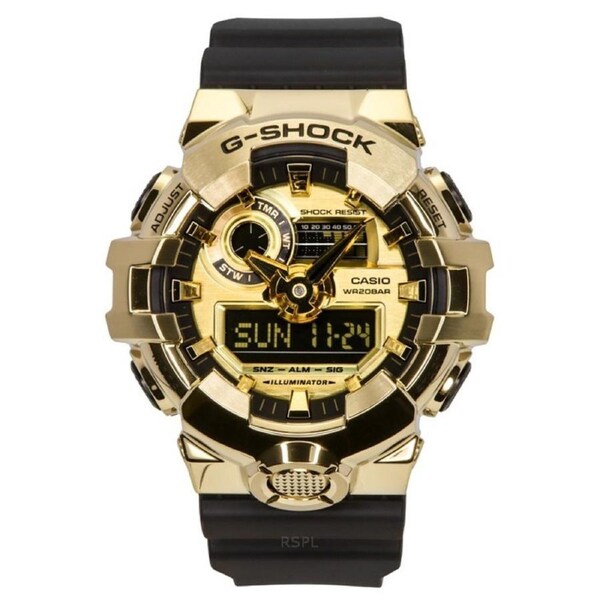 Casio G-SHOCK G-STEEL Analog-Digital Gold Dial Quartz GM-700G-9A 200M Mens Watch