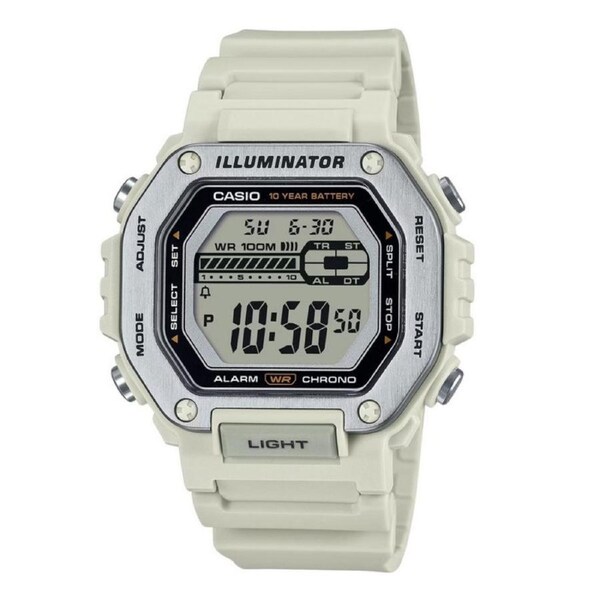 Casio Illuminator Alarm Chrono Backlight MWD-110H-8AV 100M Digital Mens Watch