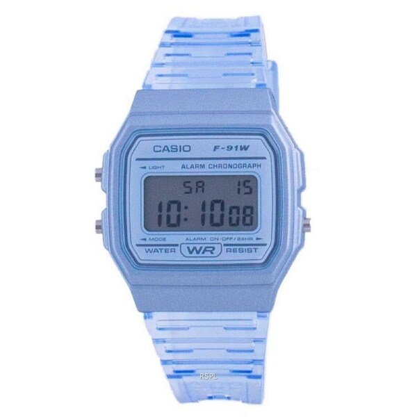 Casio F-91W Digital Alarm Chronograph Backlight Day/Date F-91WS-2 Unisex Watch