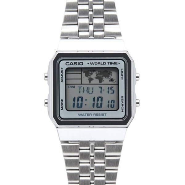Casio Digital Alarm World Time Backlight Timer Calendar A500WA7DF 30M Mens Watch