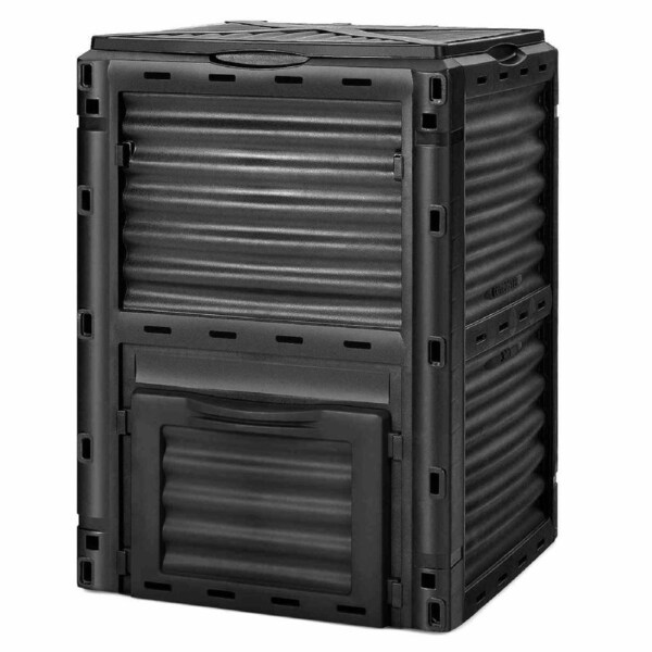Costway 300L Outdoor Compost Bin BPA-free Recycle Composter Food Waste Kitchen Garden Composting Box