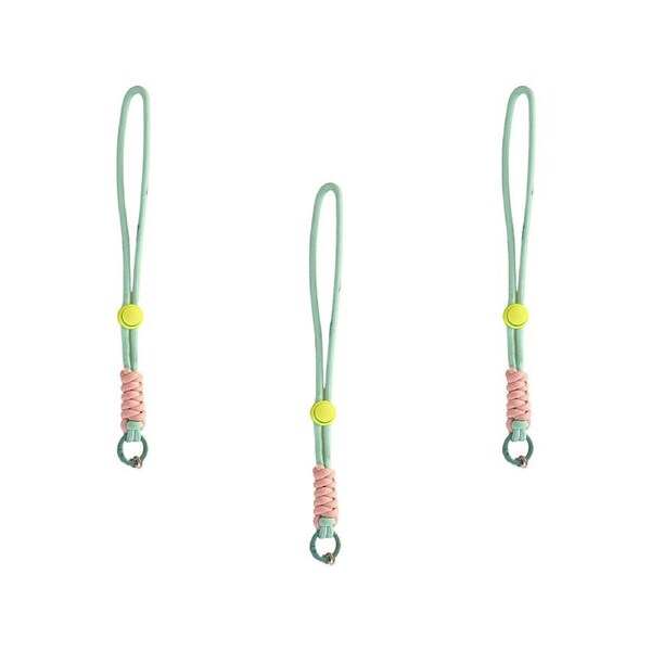 3x Urban Pop Universal Phone Wrist Cord Lanyard Adjustable Strap Pale Blue