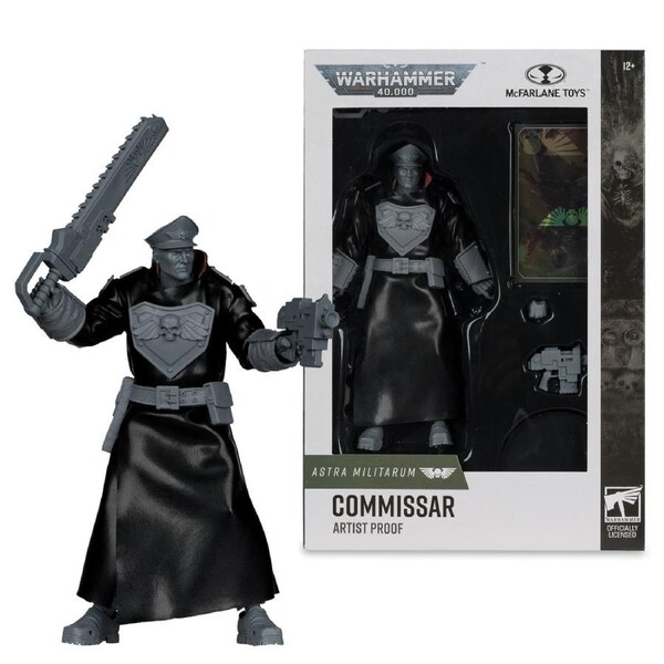 Warhammer 40,000 Astra Militarum Commissar Artist Proof Variant 7 inch Action Figure