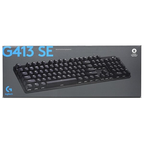 Logitech G413 SE Full Mechanical Gaming Keyboard - Black (920-010439)