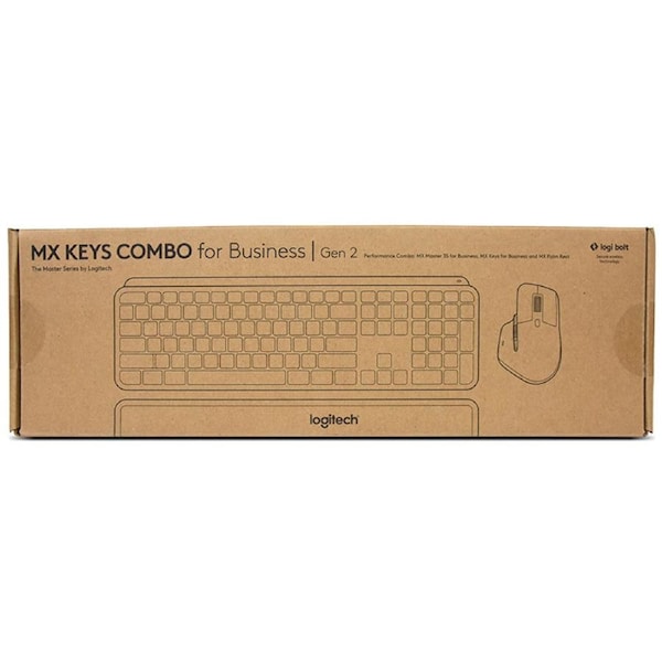 Logitech MX Keys Keyboard and Mouse Combo for Business - Gen 2 (920-010937)