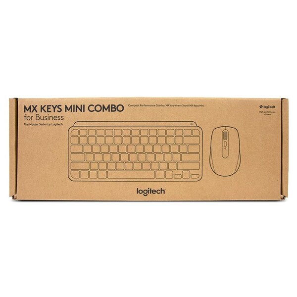 Logitech MX Keys Mini Keyboard and Mouse Combo for Business - Black (920-011065)
