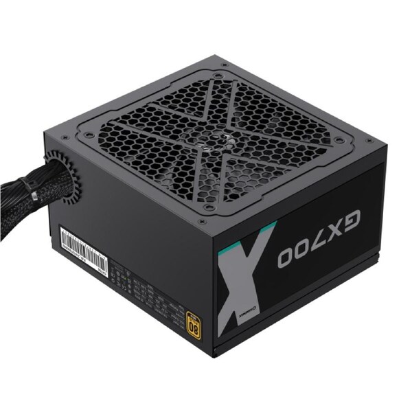 GameMax GX700 700W 80+ Plus Gold Certified ATX Power Supply - High Efficiency Wired PSU for Gaming & Desktop PC - Black
