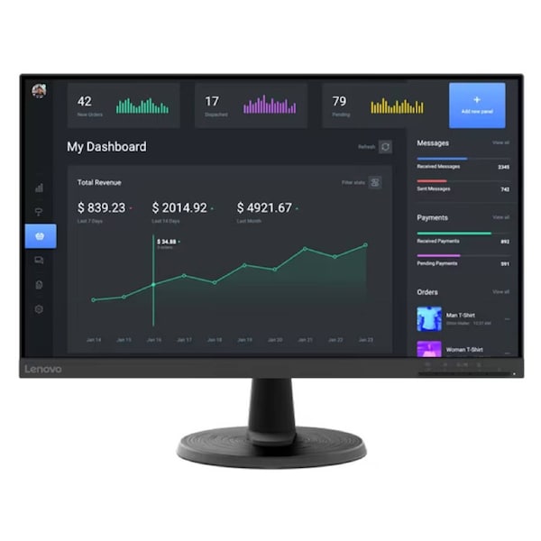 Lenovo 23.8in 75Hz FHD FreeSync VA Monitor (63DCKAR6AU)