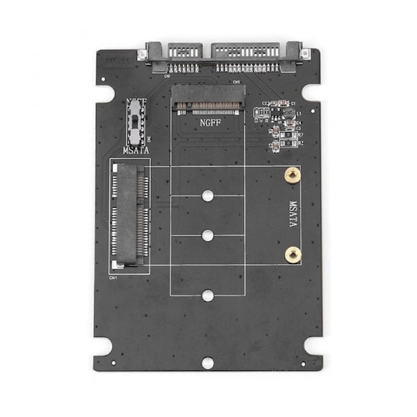 Simplecom mSATA + M.2 NGFF to SATA 2 In 1 Combo Adapter (SA207)