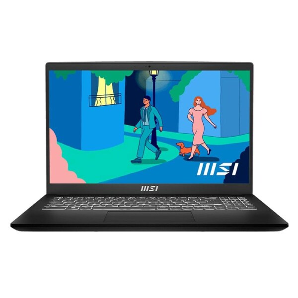 MSI Modern 14 C13M 14in FHD 60Hz i7-1355U Iris Xe 1TB SSD 16GB RAM W11H Laptop - Classic Black (Modern 14 C13M-470AU)