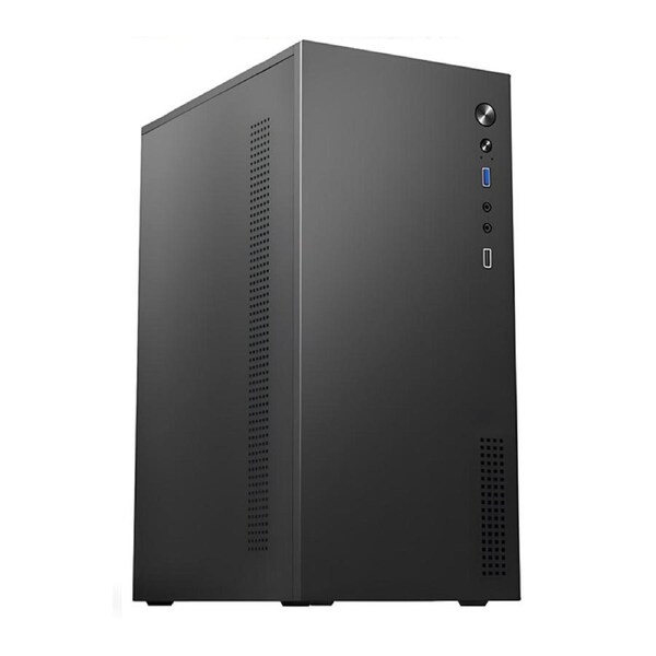 Equites H2 with 500W PSU Micro ATX Case - Black (Case-H2-B)