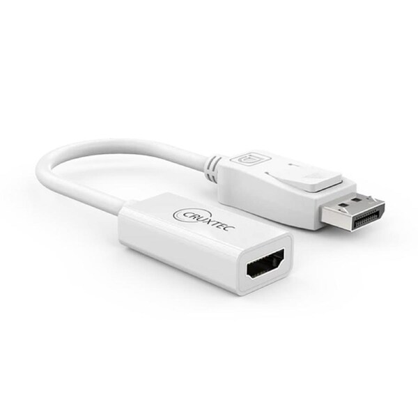 Cruxtec DisplayPort Male to HDMI Adapter