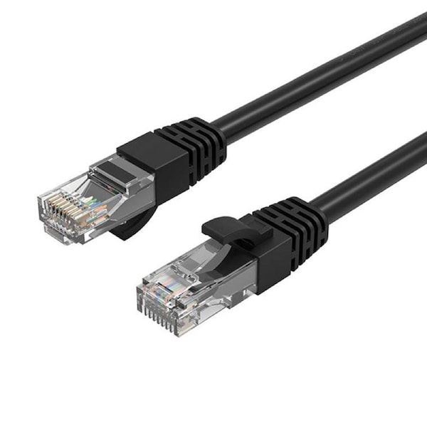 Cruxtec Cat 6 Ethernet Cable - 30cm Black