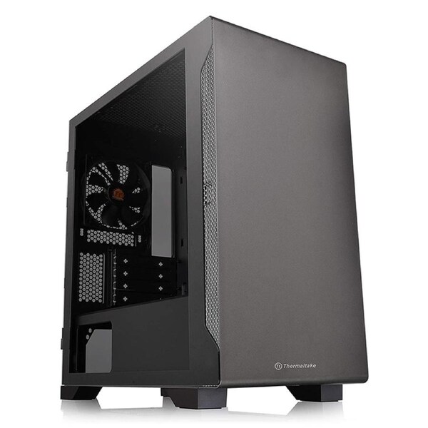 Thermaltake S100 Tempered Glass Micro ATX Case - Black (CA-1Q9-00S1WN-00)