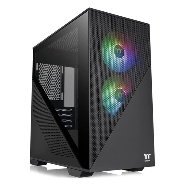 Thermaltake Divider 170 TG ARGB Micro Tower mATX Case - Black (CA-1S4-00S1WN-00)