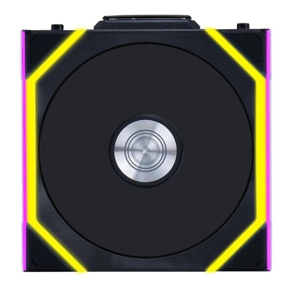 Lian Li Uni Fan 120mm SL Wireless Reverse Blade ARGB 4-Pin PWM Black Fan (12RSL1W1B)