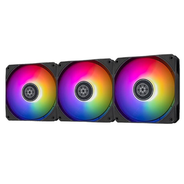 SilverStone 120mm ARGB PWM Fan - 3 Pack (SST-AN120B-ARGB-3PK)