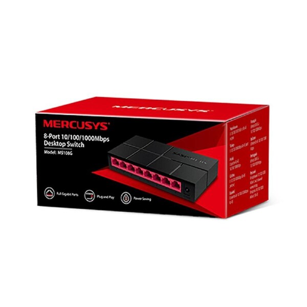 Mercusys 8 Port Gigabit Switch (MS108G)