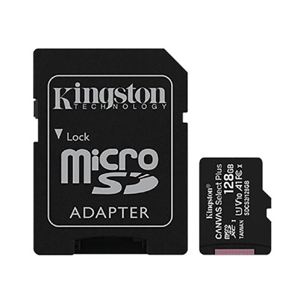 Kingston Canvas Select 128GB C10 100MB/s MicroSDXC Card
