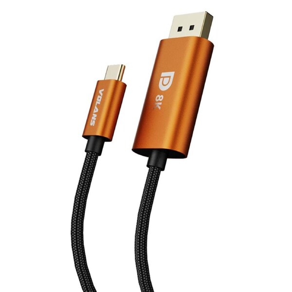 Volans Ultra 8K USB-C to DisplayPort Cable V1.4 - 1m (VL-CD81)