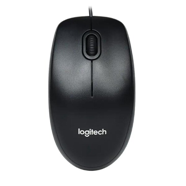 Logitech B100 Optical Wired USB Mouse (910-006605)