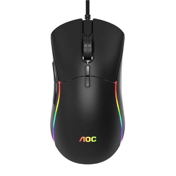 AOC GM310 RGB Wired Optical Gaming Mouse - Black (GM310)