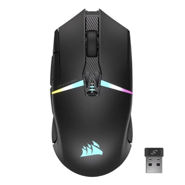 Corsair NightSabre RGB Wireless Gaming Mouse - Black (CH-931B011-AP)