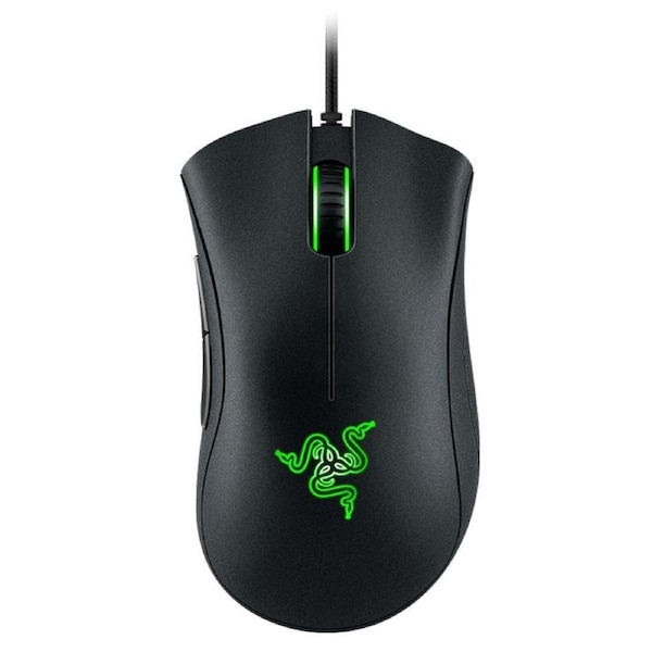 Razer DeathAdder Essential Ergonomic Wired Gaming Mouse - Black Edition (RZ01-03850100)