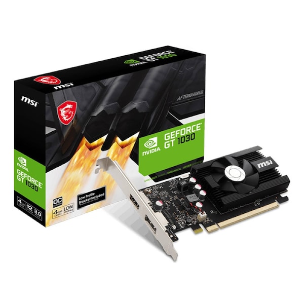 MSI GeForce GT 1030 4GD4 Low Profile OC Graphics Card (GEFORCE GT 1030 4GD4 LP OC)