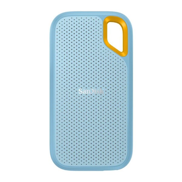 SanDisk 2TB Extreme Portable SSD V2 USB-C 3.2 External SSD - Sky Blue (SDSSDE61-2T00-G25B)