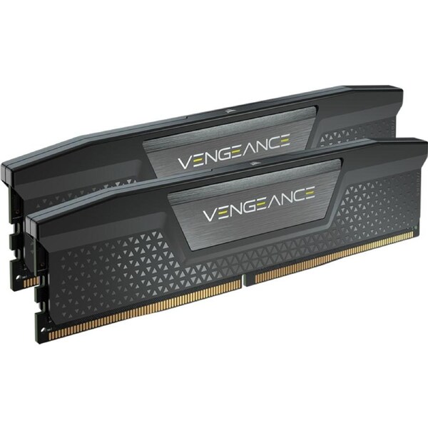Corsair 64GB (2x32GB) CMK64GX5M2B5200C40 Vengeance CL40 5200MHz DDR5 DRAM - Black