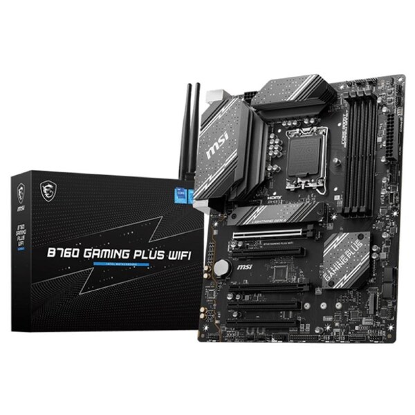 MSI B760 Gaming Plus WiFi LGA 1700 ATX Motherboard (B760 GAMING PLUS WIFI)