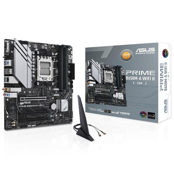 Asus PRIME B650M-A WIFI II-CSM AM5 mATX Motherboard (PRIME B650M-A WIFI II-CSM)