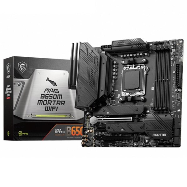MSI MAG B650M Mortar WiFi AM5 mATX Motherboard (MAG B650M MORTAR WIFI)