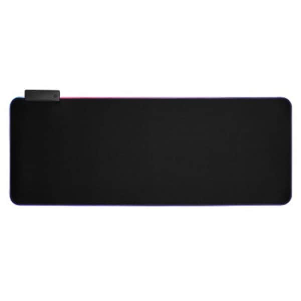 Brateck RGB Black Gaming Mouse Pad with 4-Port USB Hub (MP06-6-02)