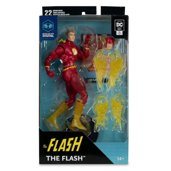 McFarlane Digital DC Direct The Flash Speed Force Platinum Edition 7 inch Figure