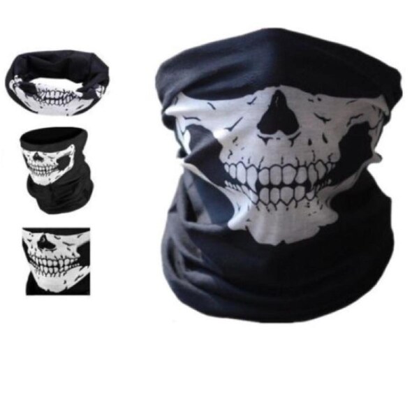 Skull Bandana Face Mask